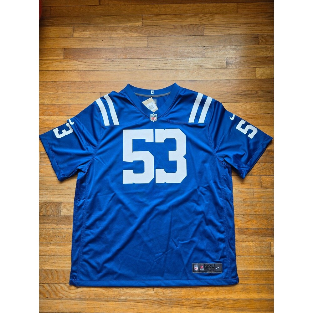 Indianapolis Colts Darius Leonard 53 NFL jersey blue size 3xl NWT